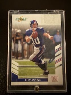 Eli Manning Autographed