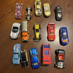 collection of 15 Vintage Hot Wheels, cars and trucks