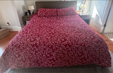 King Bed Frame with Underbed Storage Drawers
