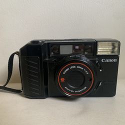 CANON SURE SHOT 35MM POINT AND SHOOT FILM CAMERA WITH 38MM LENS AUTOFOCUS 
