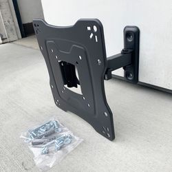 (New) $9 Swivel 17-42” TV Wall Mount Tilt Bracket Max Loading 55 Lbs