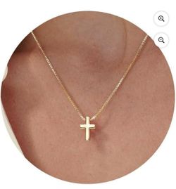 Gold Cross Necklace