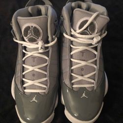 Jordan 6 Rings, Cool Grey, Size 9