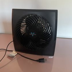 Vornado Whole Room Air Circulator Fan (Black, Square Panel)