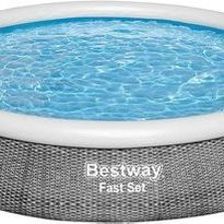Bestway 57375E Fast Set 13' x 33" Inflatable Above Ground Pool Set w/ 530 Gallon Filter Pump ⭐️ NEW IN BOX⭐️