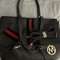 Mkf Janice Tote Handbag with Zipper Pouch by Mia K