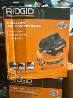 RIDGID 6 Gallon Air Compressor
