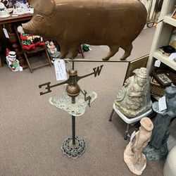 Copper Pig Weather Vane