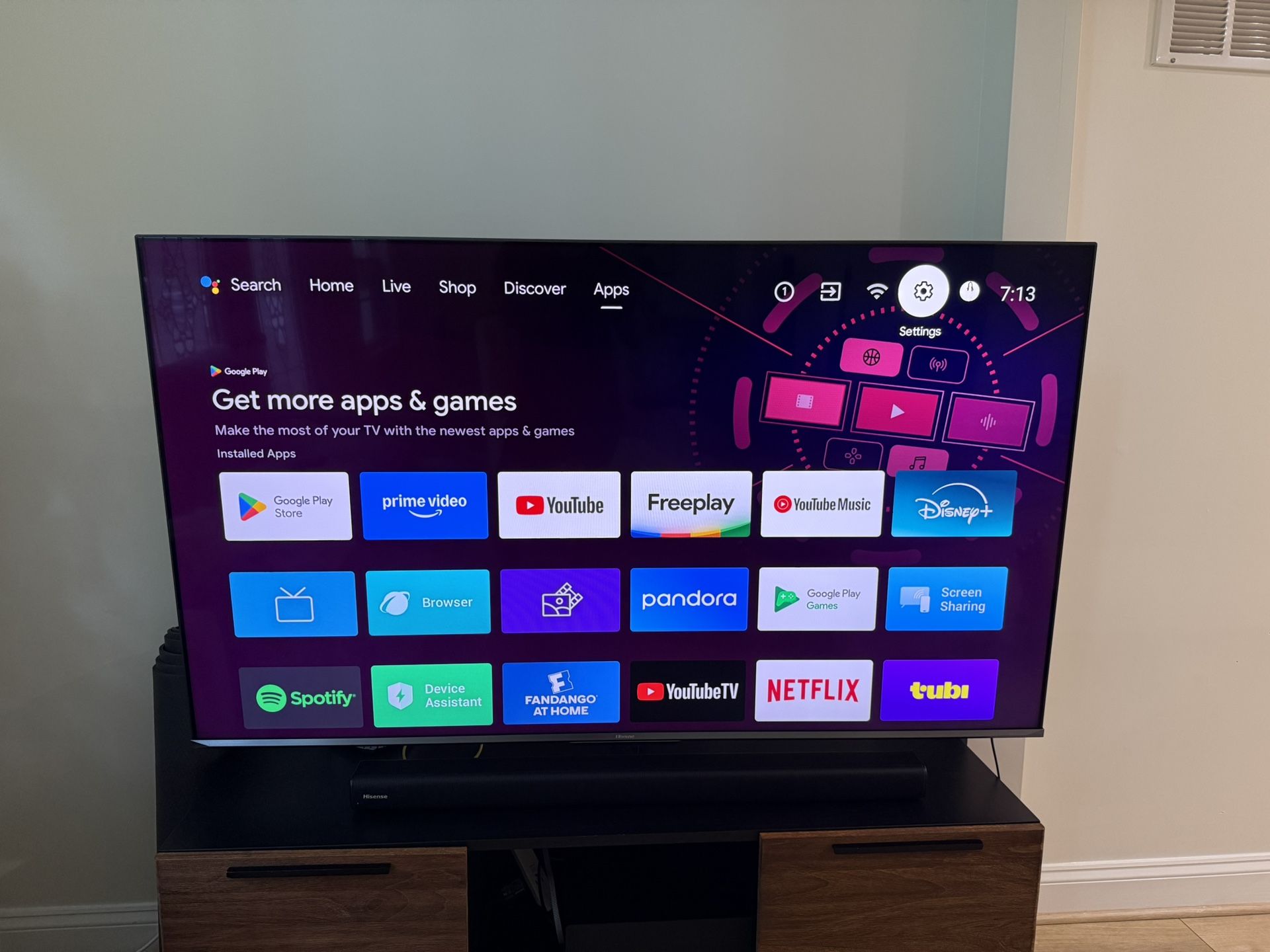 Hisense 65u8 65” Smart TV
