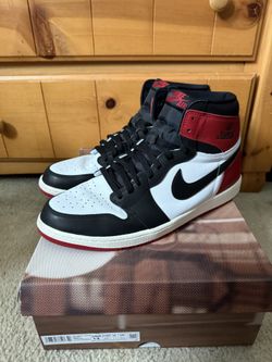 Jordan Retro High OG Black Toe Size 14