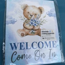 Blue Teddy Bear Baby Shower Decorations 80 pcs