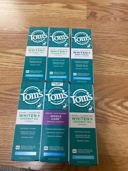 6 Tom’s of Maine Toothpastes
