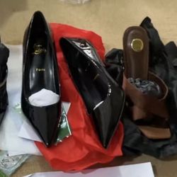 Designer Heels – Louboutin & YSL (EU 42 / US 10) NEW