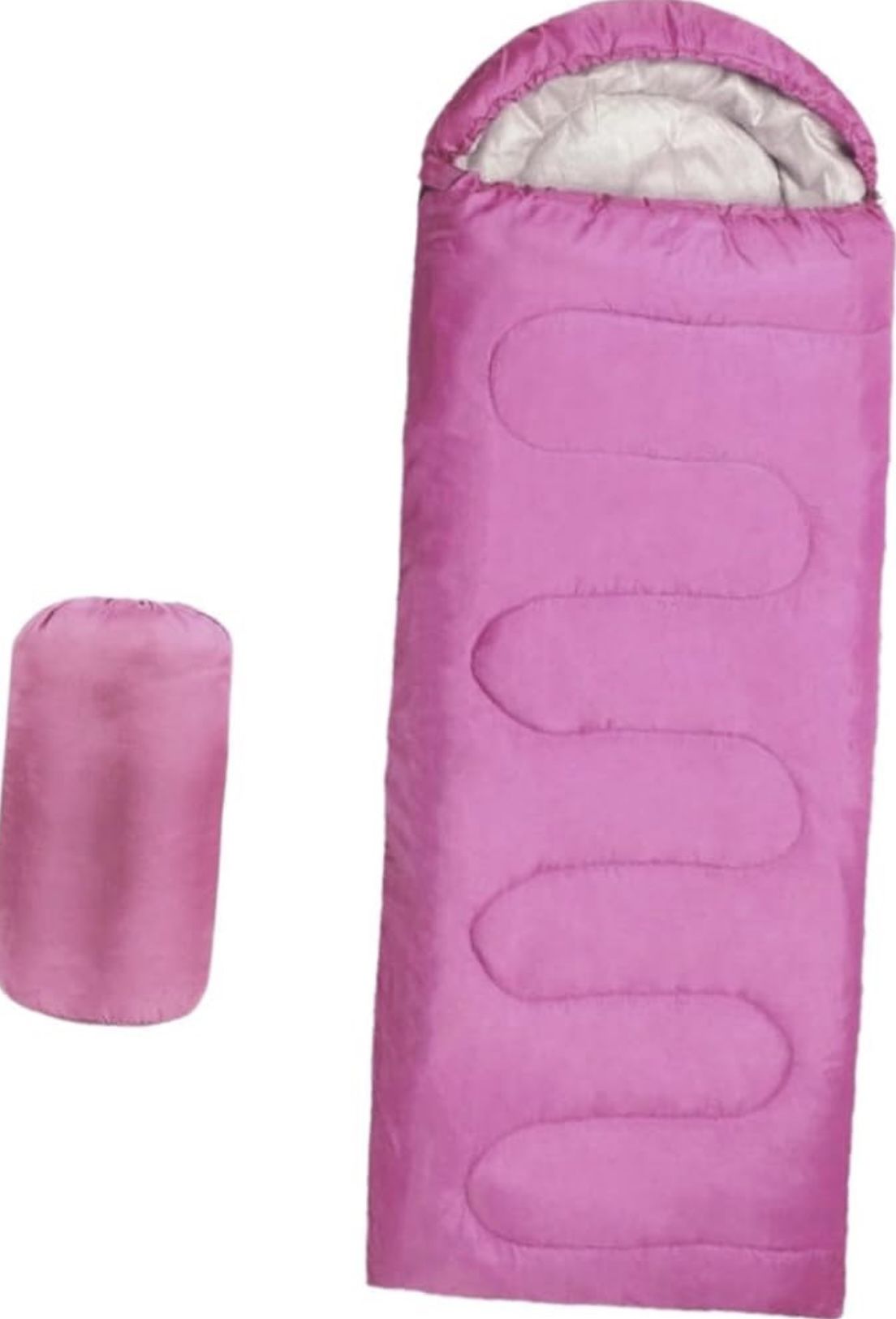 Sleeping Bag - 3 Seasons for Adults Kids Boys Girls Camping Hiking - Warm Cold Weather Lightweight Portable with Compression Bag for Backpacking