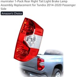 Rear passenger Toyota Tundra Side Tail light 