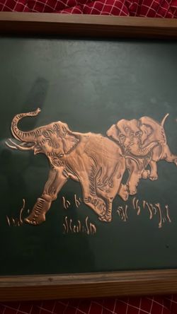 Copper serving tray