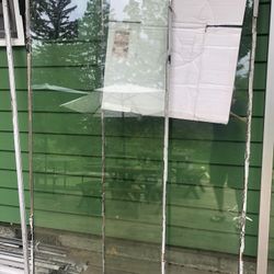 Glass Tempered 77”x 33” 2pcs