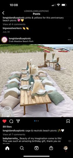 wooden picnic table, table 