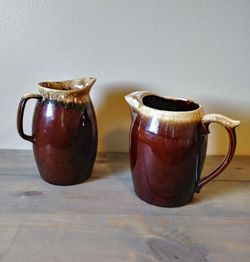 Vintage hull & McCoy pitchers