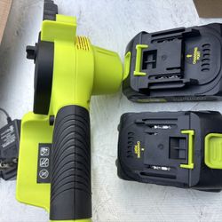 6 Inch Rechargeable Chainsaw With Charger And Two Batteries