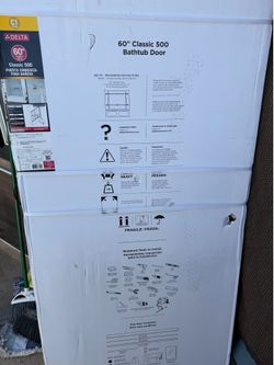 Delta 60” Bathtub Door