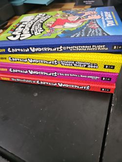 Captain Underpants Lot of Books