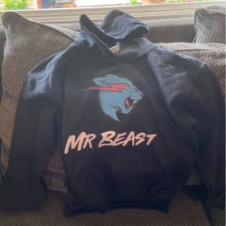 Mr. Beast Hoddie Sweatshirt - Kids - Size 6