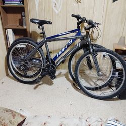 Huffy And Raleigh Both Are Mountain Bikes.