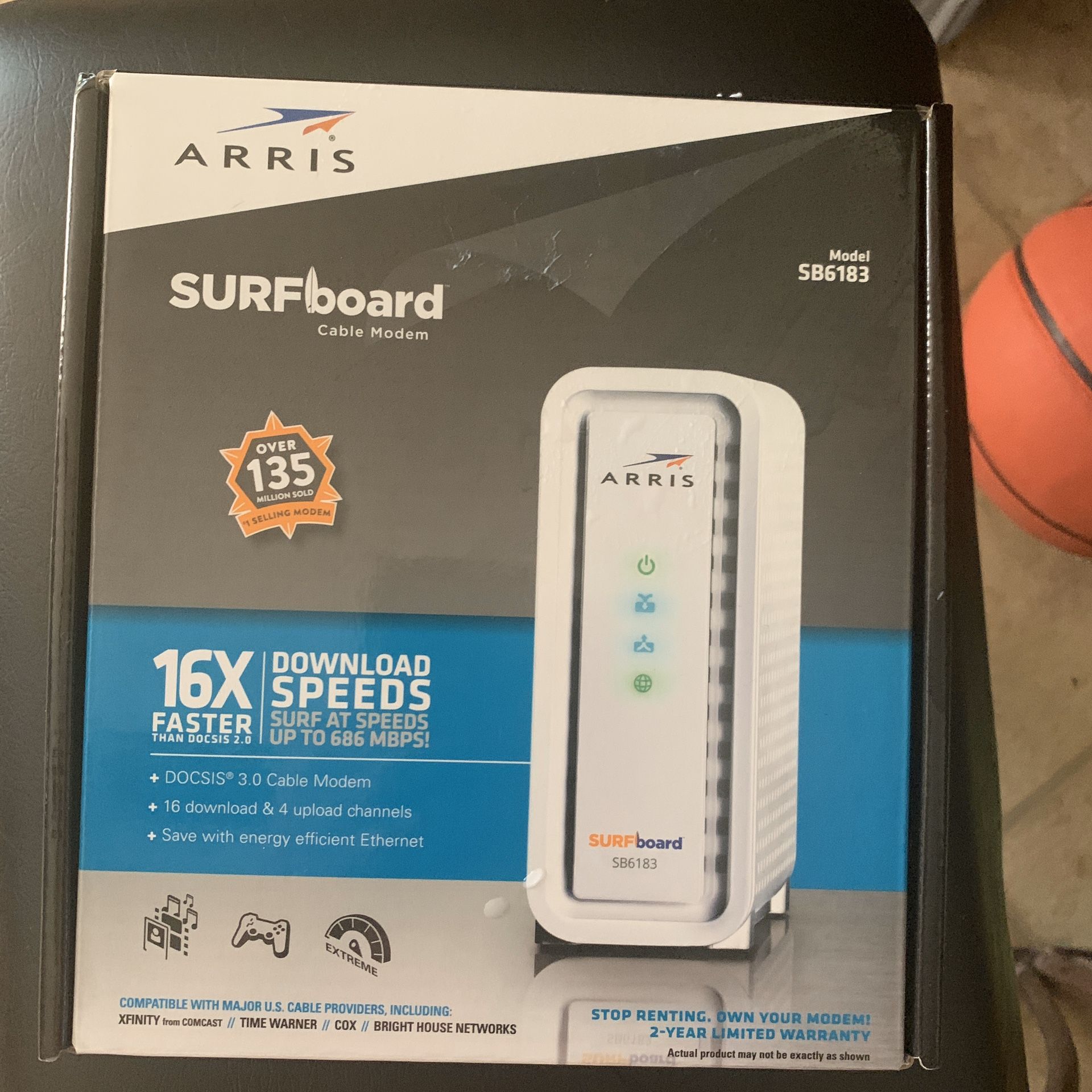 ARRIS - SURFboard 16 x 4 DOCSIS 3.0 Cable Modem