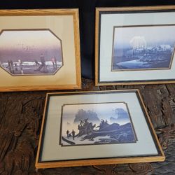 Lot of 3 Elton Bennett Art Prints