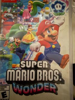 Super Mario bros wonder/splatoon 3