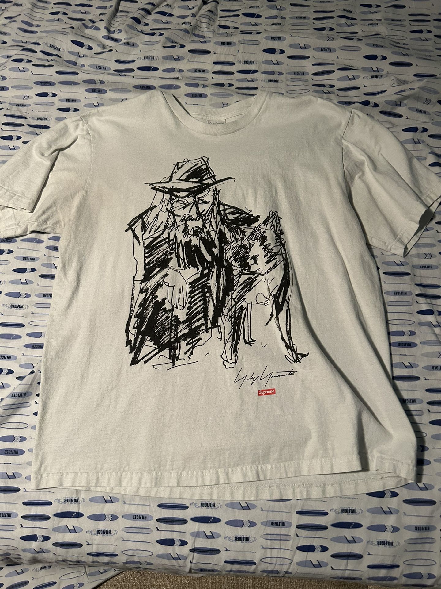 Supreme White Tee Authentic