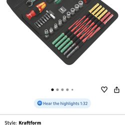 Wera (contact info removed) Kraftform Kompakt W 2 Maintenance, 35 Pieces