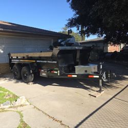 Dump Trailer  6'x12' By 2'
