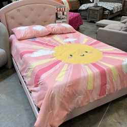 Three-Piece Full Or Twin Bed Frame