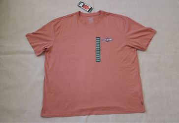 Billabong Mens 3XL Wave Washed Premium Graphic Logo Tee Dusty Rose Pink New NWT