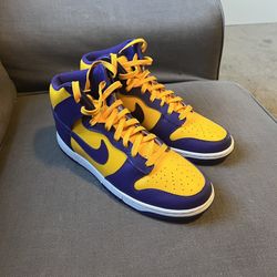 Men’s Nike Dunks, Lakers (NWOB) 