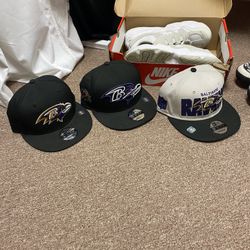 Ravens Hats Brand New 