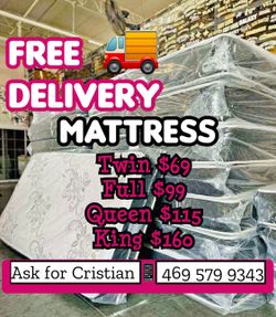 New Mattresses Twin mattress Full mattress Queen mattress King mattress Colchones nuevos Beds