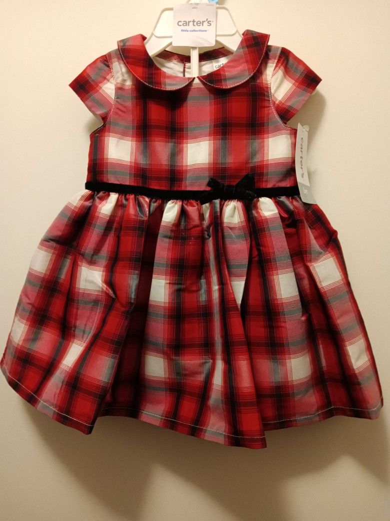 NWT! Adorable Baby Girl Carters Dress 