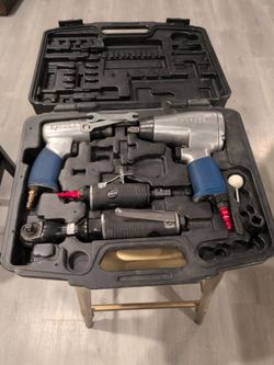 Excell Air Tool Set with Carrying Case