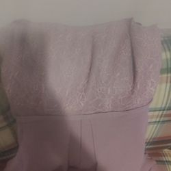 Women Size 4 Purple Short Dress For Sale 