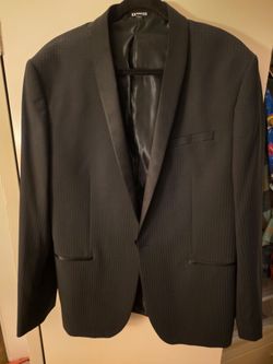 Express Men’s XL Slim Fit Black Suit Jacket Blazer – Barely Used