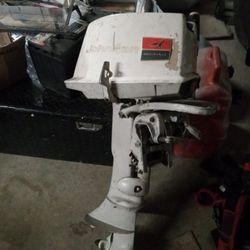 Boat Motor $400 Or Trade For Riding Lawnmower 