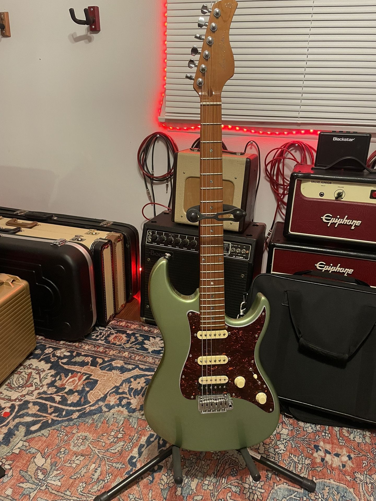 Sire Larry Carlton S7 Electric Guitar Sherwood Green
