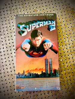 DC Comics! “Superhero Smash! “SUPERMAN 2” on VHS