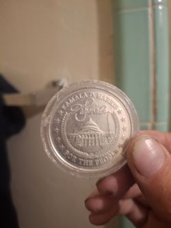 Silver Plated Commemorative Coin of Kamala Harris $30 OBO