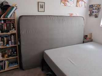 Queen sized mattress, slept on less than a week