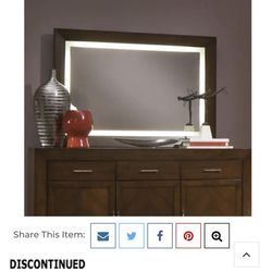 Lighted Dresser mirror New In The box