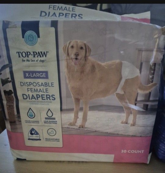 Female Dog Diapers Bundle 